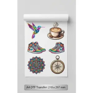 A4 DTF Print: 297mm x 210mm
